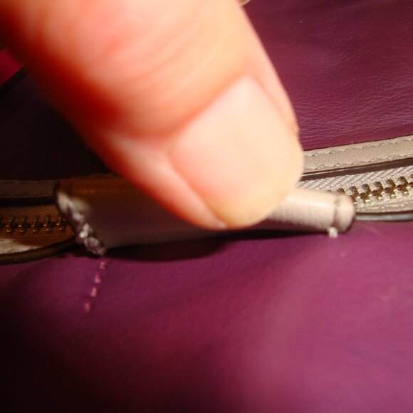 Coach Y2K Purple Pink Leather Crossbody Shoulderbag Drawstring Hobo Avery Boho - Picture 14 of 14